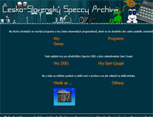 Tablet Screenshot of cs.speccy.cz