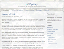Tablet Screenshot of jspeccy.speccy.org