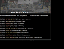 Tablet Screenshot of hw.speccy.cz